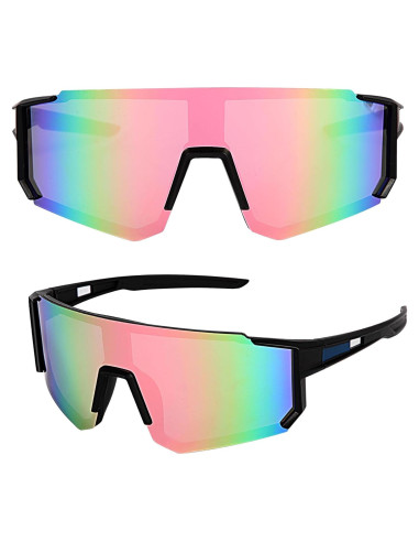 Gafas de Ciclismo Polarizadas UV400 Unisex Rosa