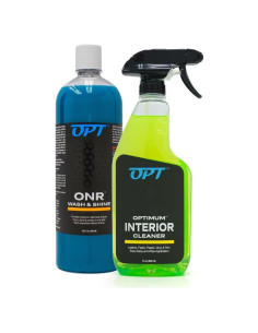 Kit de Lavado de Auto Optimum ONR 32 oz + Limpiador Interior 17 oz