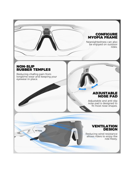 Gafas de Ciclismo VICTGOAL Va309 Fotocromáticas UV400