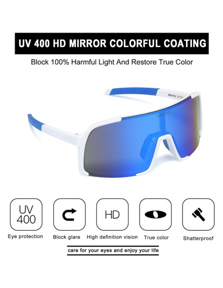 Gafas de sol deportivas Maivnz 882 UV400 para ciclismo