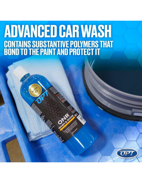 Kit de Lavado de Auto Optimum ONR 32 oz + Limpiador Interior 17 oz