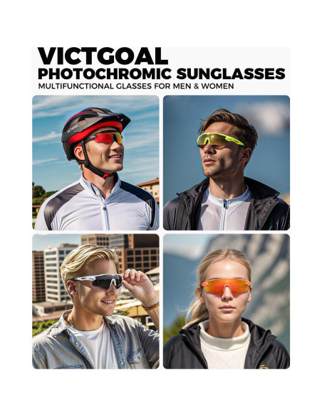 Gafas de Ciclismo VICTGOAL Va309 Fotocromáticas UV400