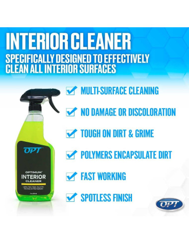 Kit de Lavado de Auto Optimum ONR 32 oz + Limpiador Interior 17 oz