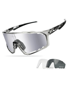 Gafas de Ciclismo VOZAPOW Polarizadas UV400 para Adultos