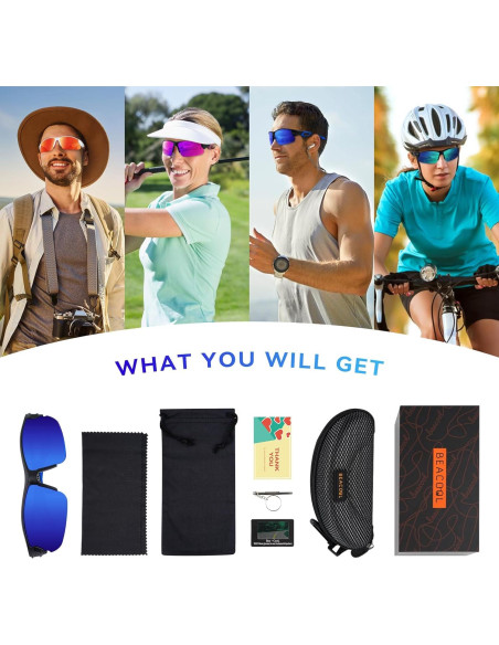 Gafas de Sol BEACOOL Polarizadas UV400 para Deportes Gafas de Sol BEACOOL Polarizadas UV400 para Deportes