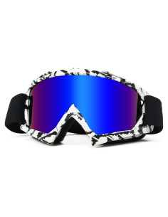 Gafas de Motocross CoPvner Adulto ATV Offroad Azul
