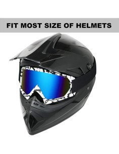 Gafas de Motocross CoPvner Adulto ATV Offroad Azul 2