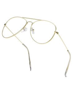 Gafas de Aviador AISSWZBER Lente UV400 Marco Metálico