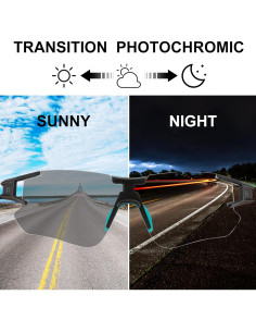 Gafas de sol ROCKBROS fotochromáticas UV400 para ciclismo 2