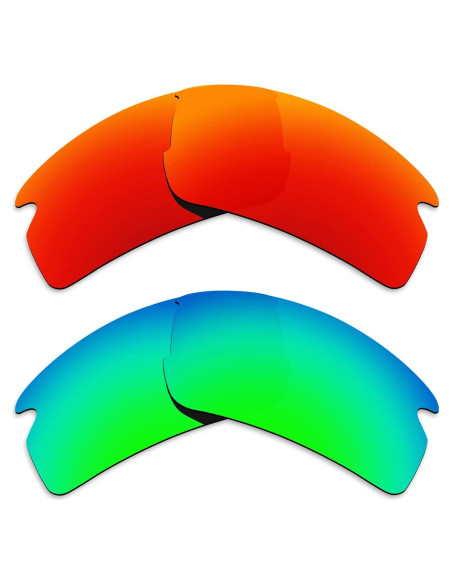 Lentes de Reemplazo Polarizados Alphax para Oakley Flak 2.0