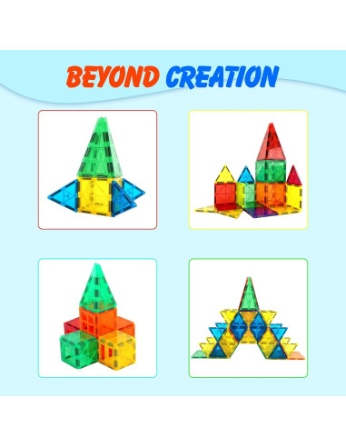 Bloques de Construcción Magnéticos Gemmicc 34 PCS - Juguetes STEM