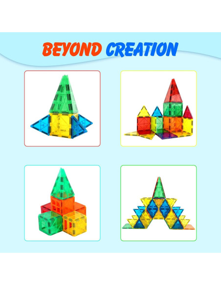 Bloques de Construcción Magnéticos Gemmicc 34 PCS - Juguetes STEM