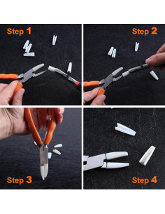 SPEEDWOX 8 Puntas de Nylon para Pinzas de Punta Plana 2