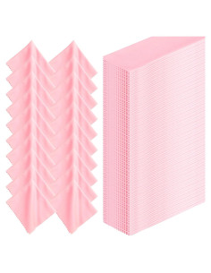 300 Paños de Microfibra Rosa para Limpieza de Gafas