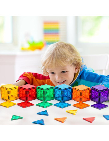 Bloques de Construcción Magnéticos Gemmicc 34 PCS - Juguetes STEM