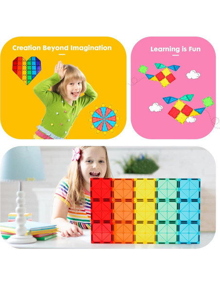 Bloques de Construcción Magnéticos Gemmicc 34 PCS - Juguetes STEM