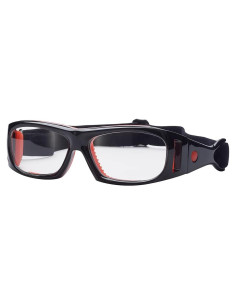 Gafas Deportivas RX para Baloncesto y Fútbol - Negro Rojo