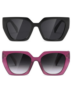 Gafas de sol cuadradas TIANYESY UV400 para hombres y mujeres