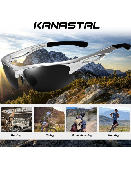 Gafas de sol KANASTAL polarizadas UV400 para deportes