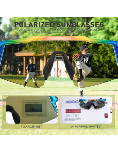 Gafas de sol KAPVOE polarizadas para ciclismo y deportes - K9023
