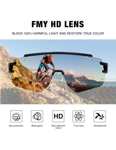 Gafas de béisbol FMY polarizadas UV400 para ciclismo y running