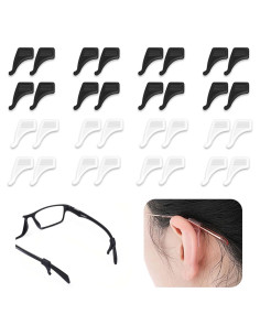 16 Pares Sujetadores Gafas SooGree Pequeños Silicona