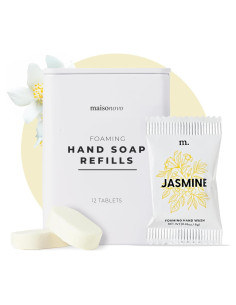Tabletas de Jabón Espumoso Maisonovo 12 Paquete Jazmín