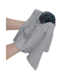 Paquete de 3 Paños Microfibra Gris Claro 30x30 cm 2