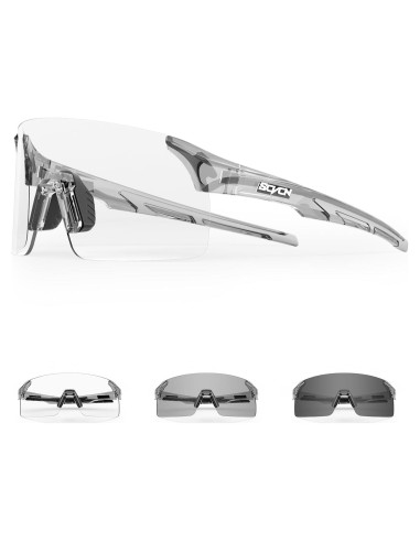 Gafas de Ciclismo Fotocromáticas SCVCN Plata UV400