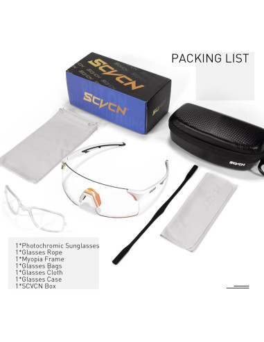 Gafas de Ciclismo Fotocromáticas SCVCN S142 UV400