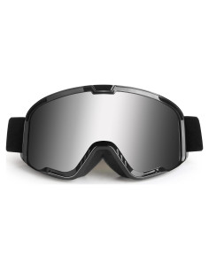 Gafas de Motocross LMAVAG MX con Lente Plateada UV400