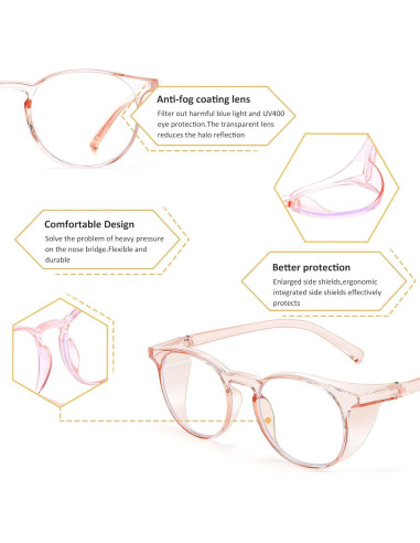 Gafas de Seguridad Outray Antivaho y Luz Azul para Hombres