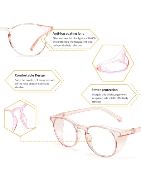 Gafas de Seguridad Outray Antivaho y Luz Azul para Hombres