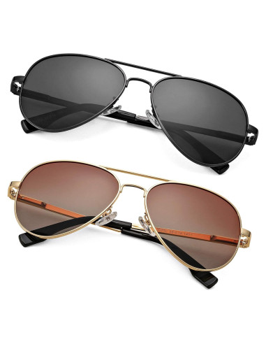 Gafas de sol aviador Braylenz polarizadas 100% UV