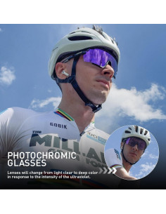 Gafas de Ciclismo Fotochromic KAPVOE UV400 para MTB 2