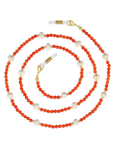 Cadena para Gafas de Cristales Naranjas - Elegante Accesorio