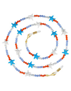 Cadena para Gafas Tropical Splash - Perlas y Estrella de Mar