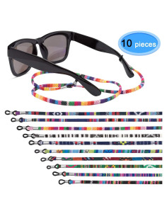 Cadena de Gafas EAONE para Mujeres y Hombres - 10 Piezas Estilo Deportivo