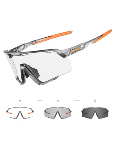 Gafas de Ciclismo KAPVOE Fotochromic UV400 para MTB