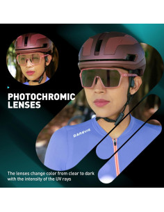 Gafas de Ciclismo SCVCN Fotoquímicas UV400 Ajustables 2