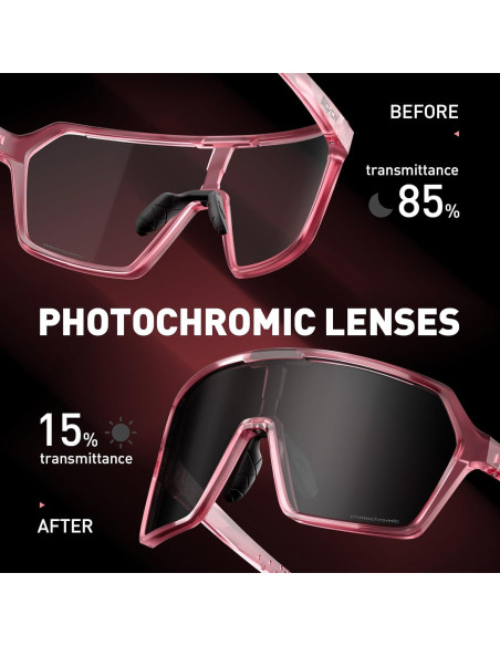 Gafas de Ciclismo SCVCN Fotoquímicas UV400 Ajustables