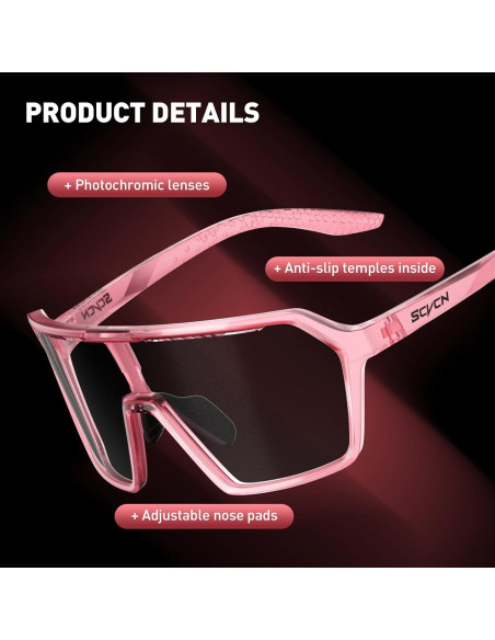 Gafas de Ciclismo SCVCN Fotoquímicas UV400 Ajustables