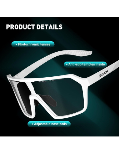 Gafas de Ciclismo Fotochromáticas SCVCN DZ-S335 UV400