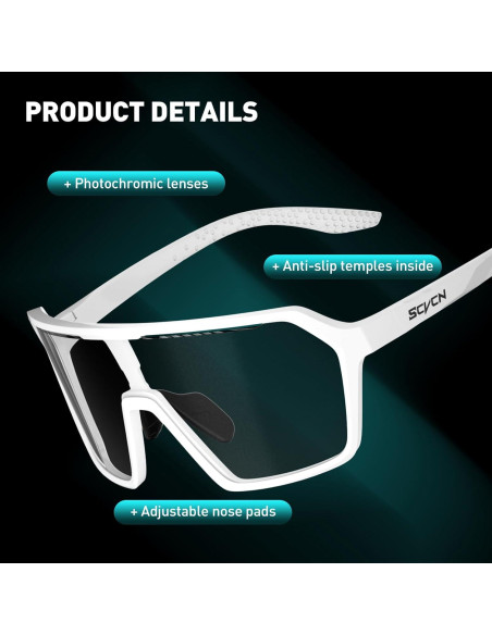Gafas de Ciclismo Fotochromáticas SCVCN DZ-S335 UV400
