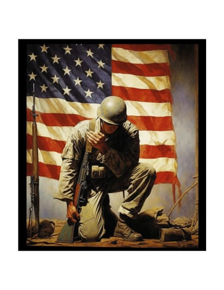 Rompecabezas 500 Piezas Bandera Jardín Patriótica 51.8x37.8cm Rompecabezas 500 Piezas Bandera Jardín Patriótica 51.8x37.8cm