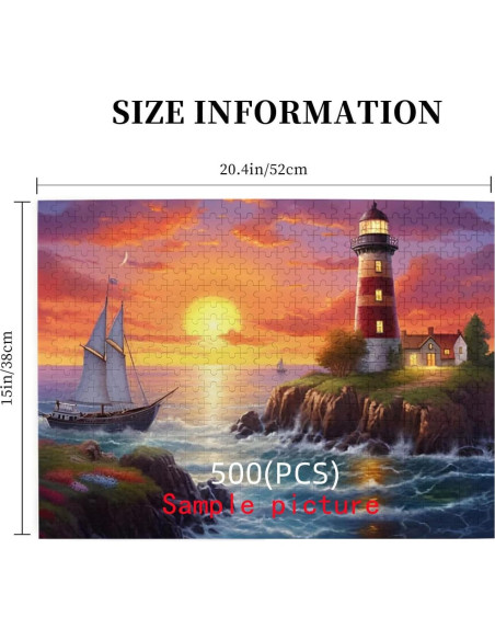 Rompecabezas 500 Piezas Bandera Jardín Patriótica 51.8x37.8cm Rompecabezas 500 Piezas Bandera Jardín Patriótica 51.8x37.8cm