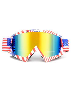 Gafas de Motocross ZJNUO con Lente Anti UV y Ajustables