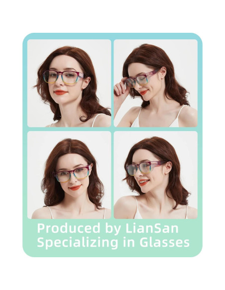 Gafas de Seguridad LianSan Antivaho para Lentes Graduadas