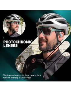 Gafas de Ciclismo SCVCN Fotoquímicas UV400 Ajustables 2