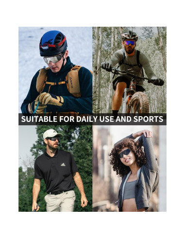 Gafas de sol deportivas Rosemal 7259 UV400 polarizadas